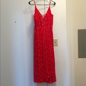 Red Bardot Dress Sz 4